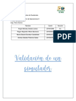 Validación de Simulador - G2 PDF