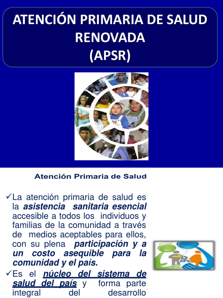 Renovación de la Atención Primaria en Salud | PDF | Organización ...