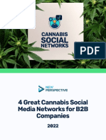 4 Great Cannabis Social Media Networks For B2B Companies