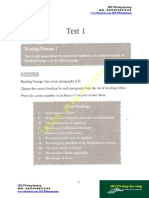 Actual Test Reading Volume 1-Test 1 PDF
