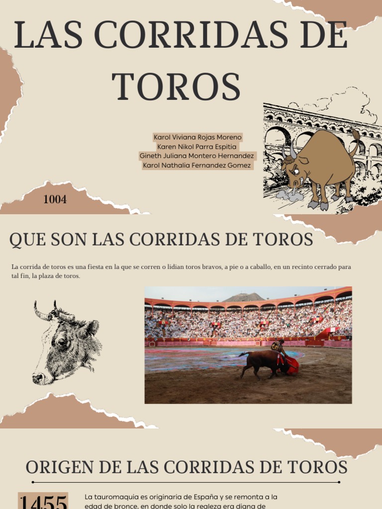 Corridas de Toros: Origen y Controversia | PDF