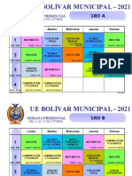 Horario Secundaria Semana Presencial