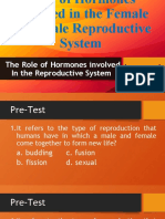 The Role of Hormones Involved The Reproductive System
