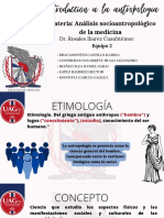 Materia: Análisis Socioantropológico de La Medicina: Dr. Rosales Ibarez Cuauhtémoc