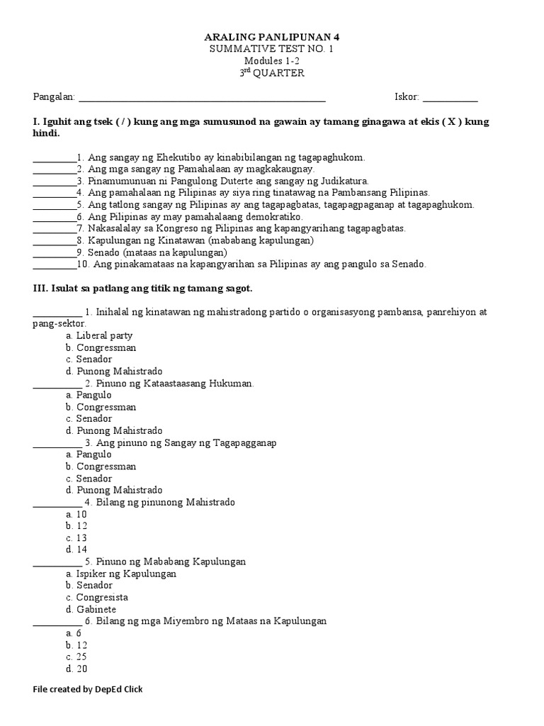 Araling panlipunan 4 file created by deped click pdf
