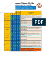 Cronograma I - 2023 - Clases Virtuales Sincronizadas y Asincronicas PDF