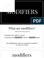 Modifiers Misplaced and Dangling PDF