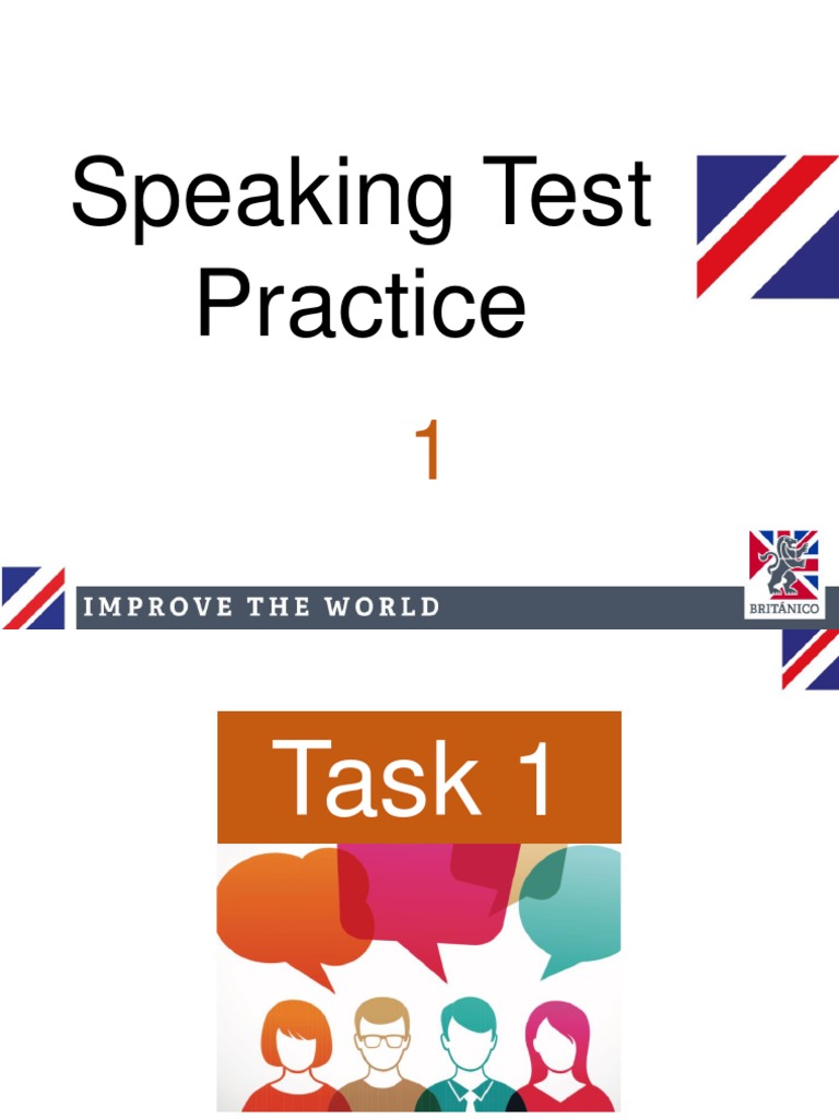 B2 Speaking Test Practice Tasks | PDF | Self-Improvement