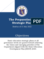 Draft Guidelines On Strategic Plan