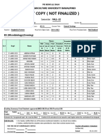 BS Microbiology Exam Results