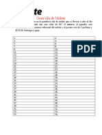 Rifa de Raspadito: Instrucciones y Formato | PDF