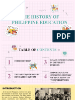 The History of Philippine Education