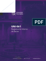 UNI C061 RDB Reglamento Interno de Becas PDF