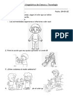 Prueba Diagnostica Ciencia y Tecnologia - 1° B