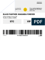 Black Panther VIP ticket booking