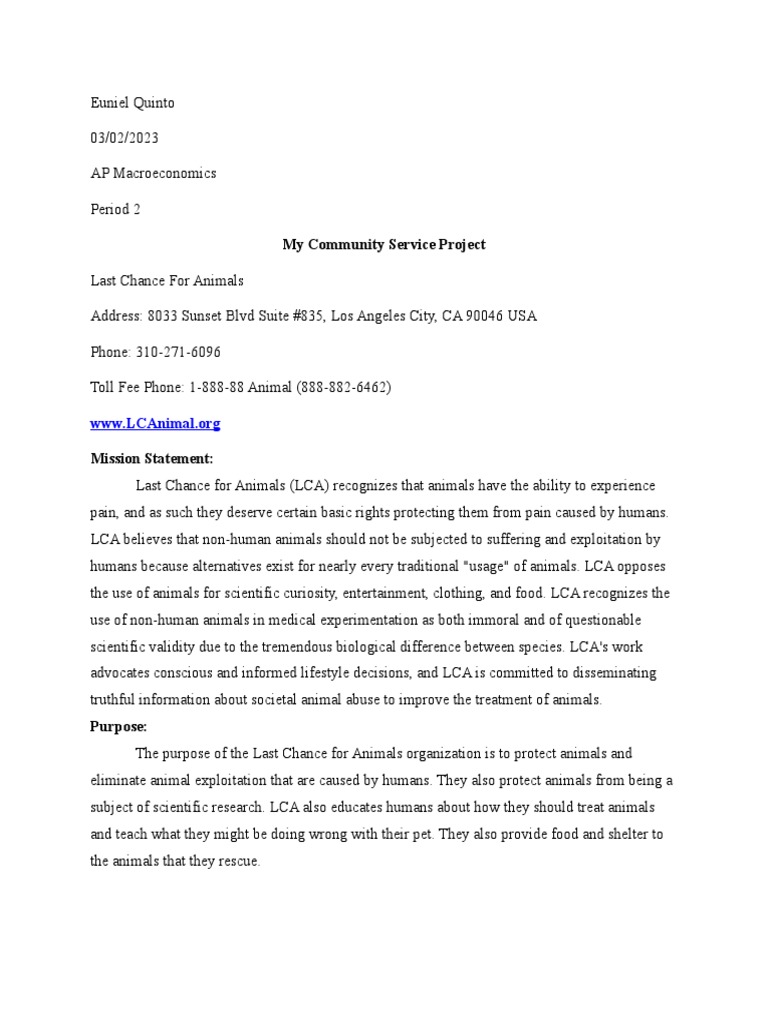 community-service-project-pdf-cruelty-to-animals