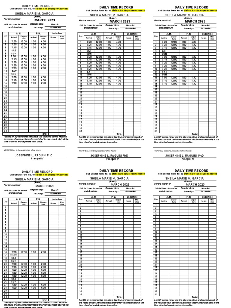 DTR March 2023 PDF