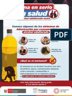 Volante - PREV. CONSUMO DE ALCOHOL ADULTERADO