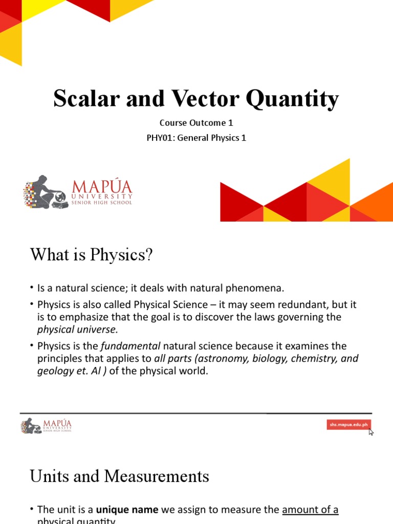 Physics Course Overview and Concepts | PDF | Euclidean Vector | Kinematics