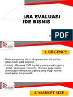 Slide 11 - Evaluasi Ide Bisnis