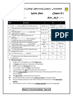 Class 5th Worksheet Chapter 3 & 5 Final Term Syllabus