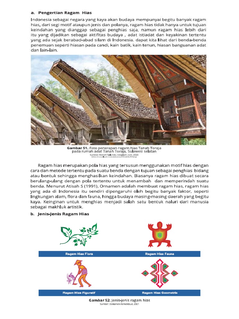 Ragam Hias Daerah di Indonesia | PDF | Seni & Disiplin Bahasa