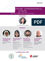 Flyer Reimagine Healthcare - Automation For All A4