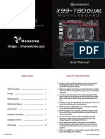 HUANANZHI X99 T8D-Users Manual