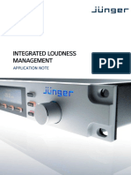 Application Note Integrated Loudness Management