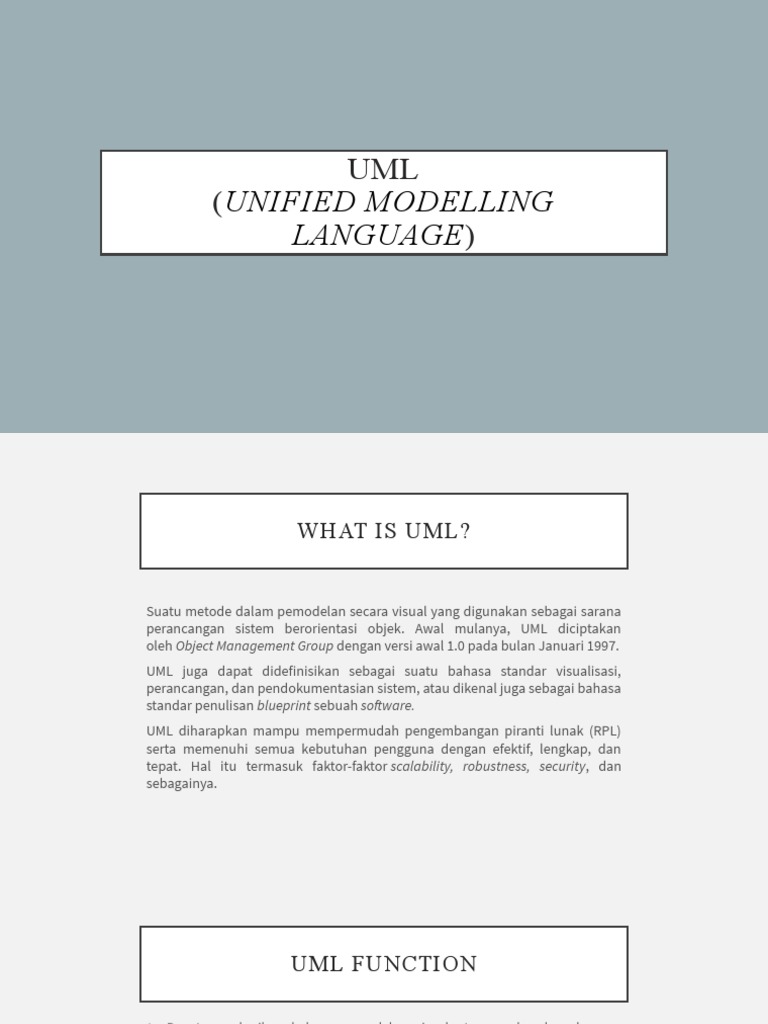 Pengenalan Unified Modeling Language (UML) | PDF | Seni | Komputer
