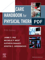 5th Ed Acute Care Handbook For Physical Therapists by Paz PDF