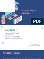 Kelompok 7 - TB1 Strategi Tingkat Jaringan - Manajemen Pariwisata