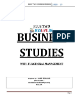 Hsslive XII Business Studies Full Note