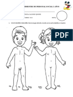 Examen Bimestral de Personal Social