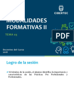 Modalidades Formativas Ii: Docentes Del Curso 2018