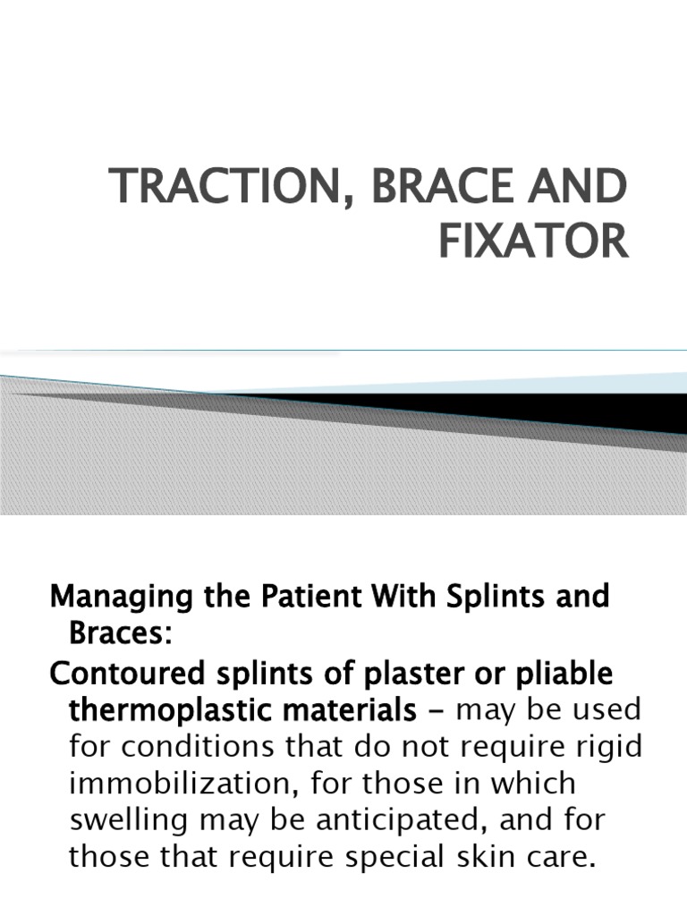 3 Modalities (Traction, Fixator and Surgery) PDF Joint Surgery