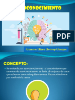 Autoconocimiento ELISEO LLONTOP LLENQUE PDF