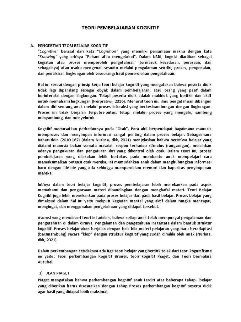 Strategi Mengajar Efektif Berdasarkan Teori Kognitif untuk Guru SD