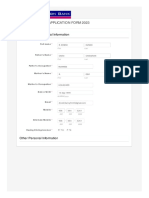 CUB-Job Application Form Executive Cadre PDF