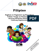 Filipino: Pagbasa at Pagsusuri NG Iba't Ibang Teksto Tungo Sa Pananaliksik