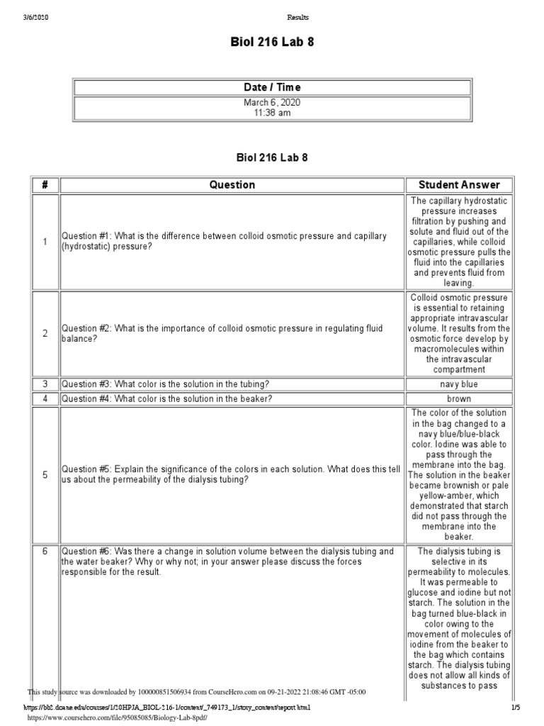 Biology Lab 8 PDF PDF Acid Buffer Solution