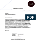 Carta de Aceptación: Kevin Damian Gutierrez Alvarado