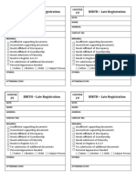 Late Birth Registration Form Requirements