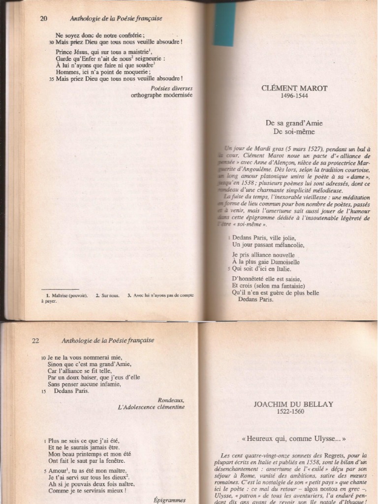 Poèmes Renaissance 3 PDF PDF