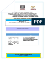 Evidencias de Aprendizaje Bloque No. 5 Educación Multicultural e Intercultural