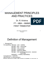 Management Principles Aand Practices PDF