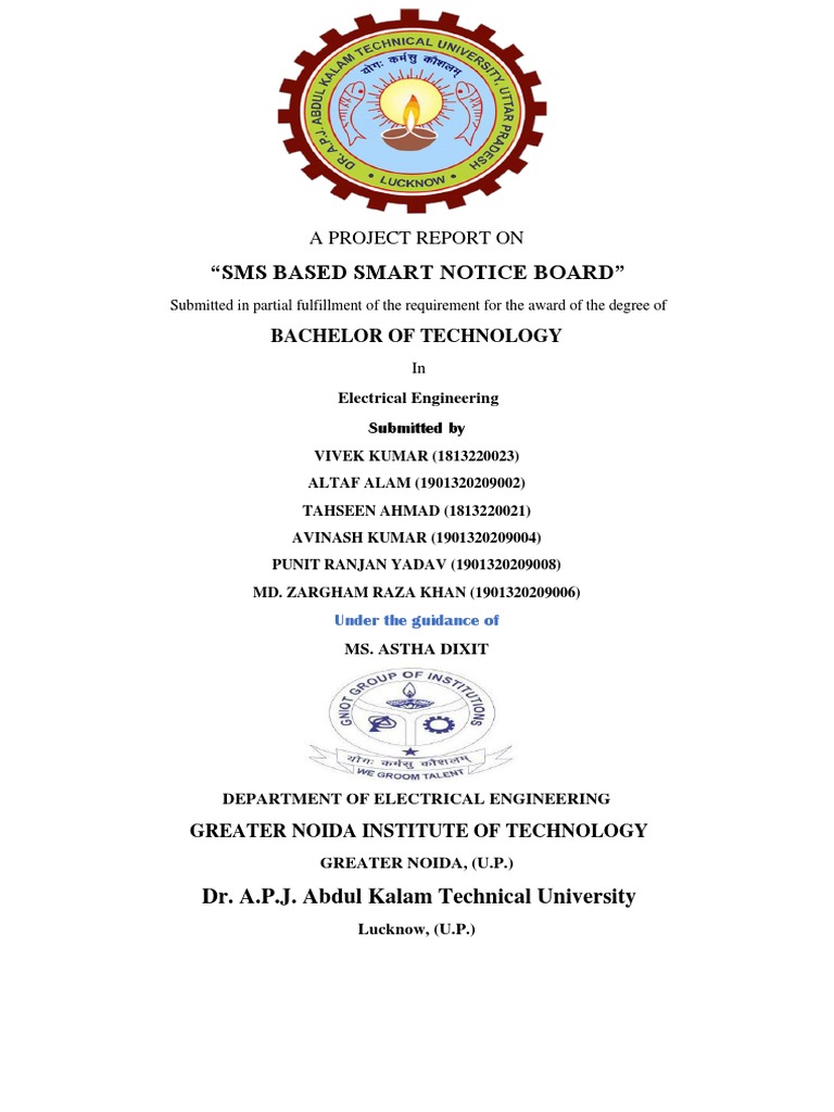 Final Project Report PDF | PDF | Engineering | Qualifications