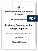 Business Communication Manual for Diploma Students