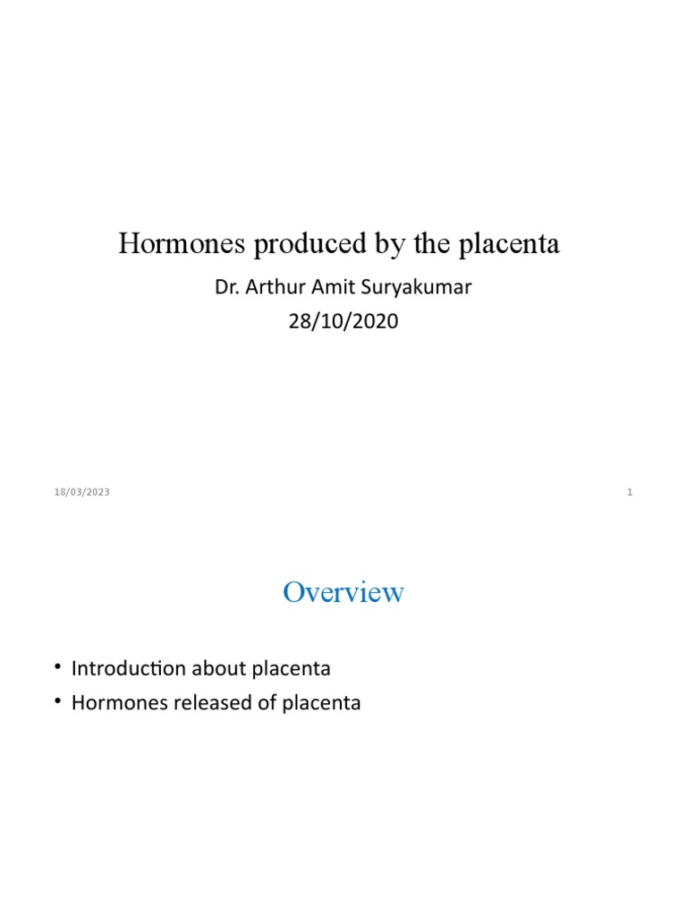 Hormones Secreted by the Placenta | PDF | Human Chorionic Gonadotropin ...