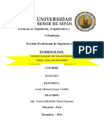 Facultad de Ingeniería, Arquitectura y Urbanismo Escuela Profesional de Ingeneria Civil Evidence Paf
